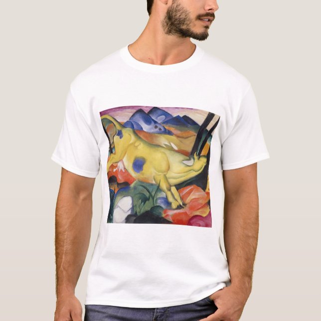 Camiseta Franz Marc - Vaca Amarela (Frente)