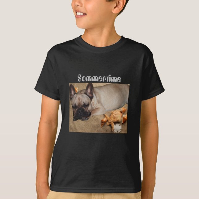 Camiseta Französische Bulldogge Happy Day French Bulldog (Frente)