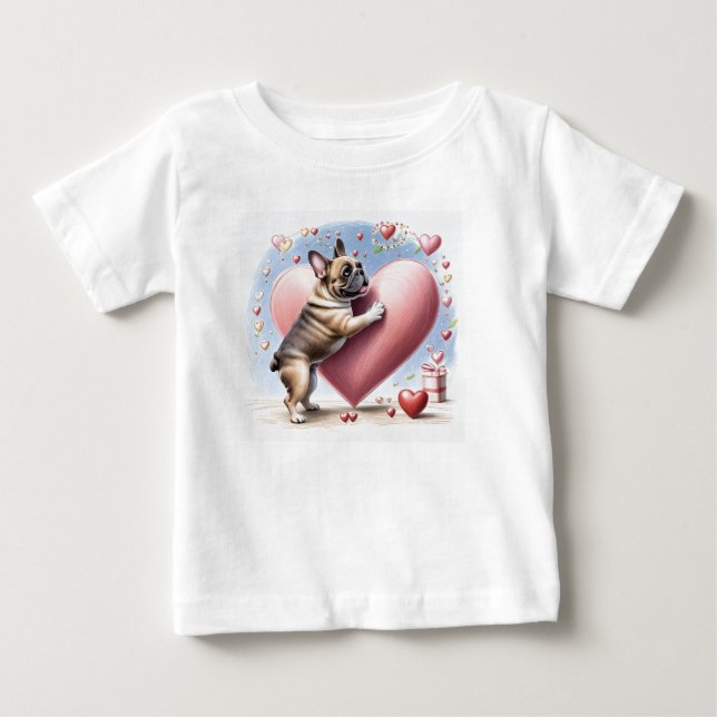 Camiseta Französische Bulldogge Herzsprung French Bulldog (Frente)