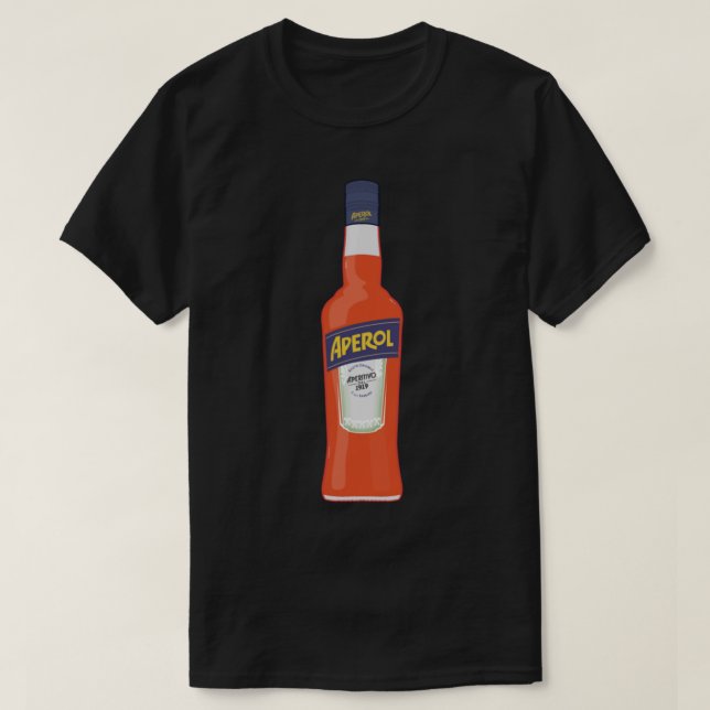 Camiseta Frasco de Aperol (Frente do Design)