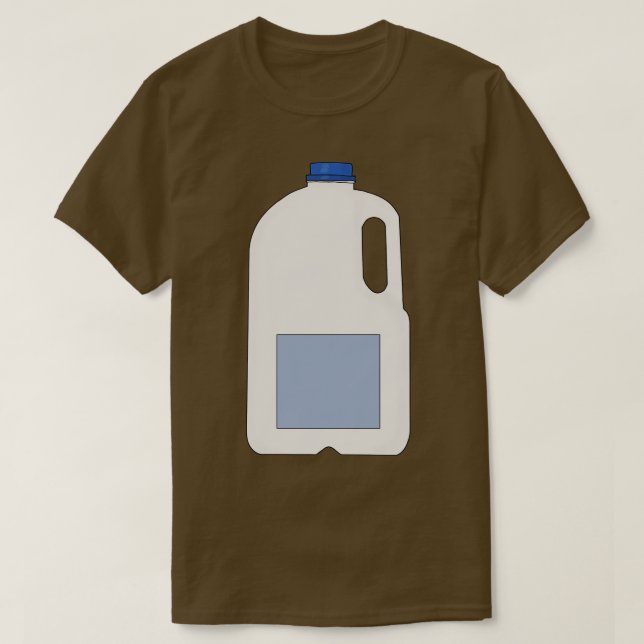 Camiseta Frasco de leite (Frente do Design)