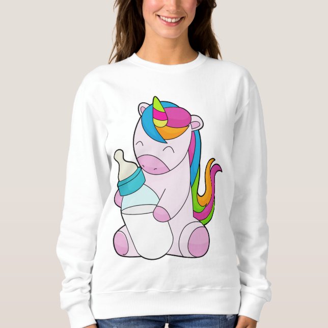 Camiseta Frasco de leite Unicorn (Frente)