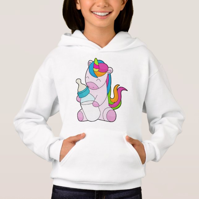 Camiseta Frasco de leite Unicorn (Frente)