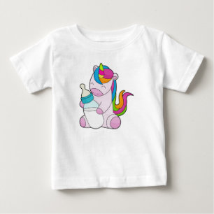 Camiseta Frasco de leite Unicorn