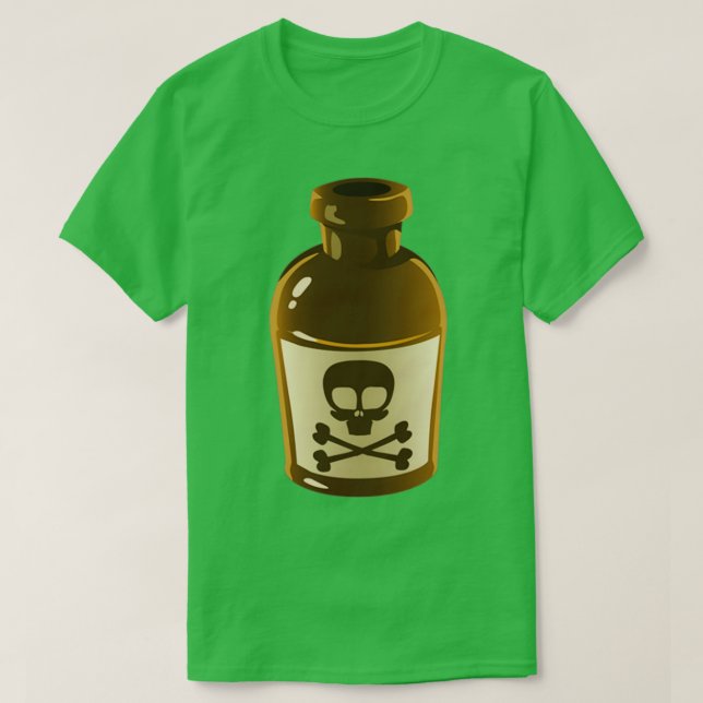 Camiseta Frasco de poção alcalina (Frente do Design)
