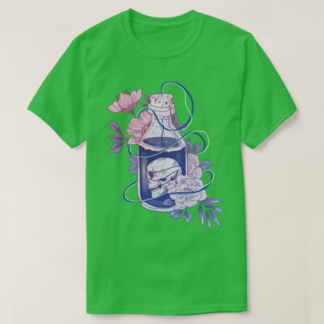 Camiseta Frasco de veneno (Frente do Design)