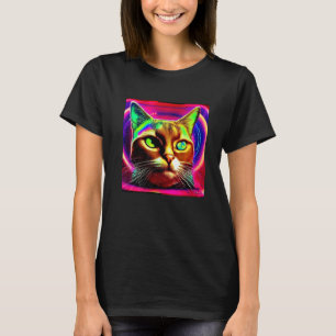 Camiseta Frase de Amante de Gatos Engraçado Sarcasmo Dito P