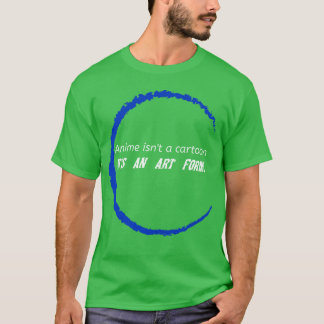 Camiseta Frase de anime para os amantes de garoto de anime