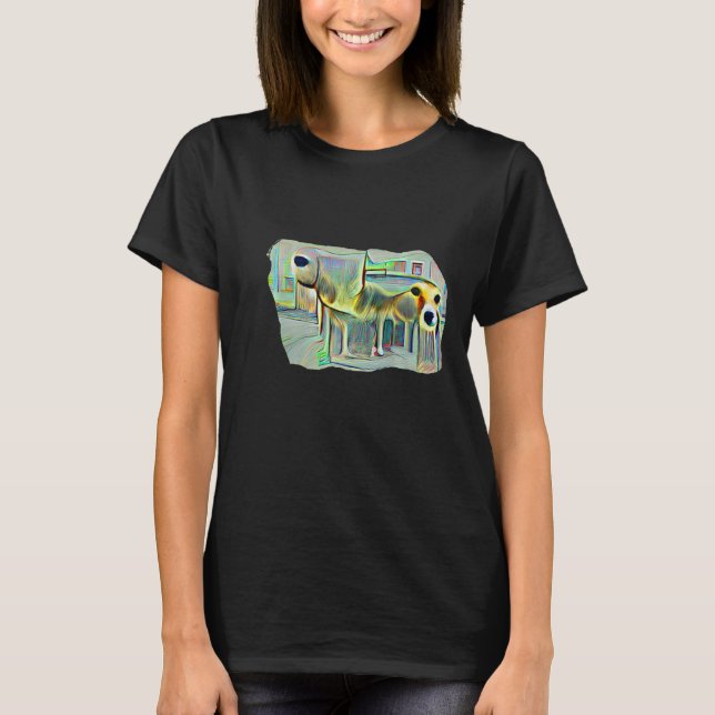 Camiseta Frase de Cão Sarcasmo Dizendo Sarcasmo (Frente)
