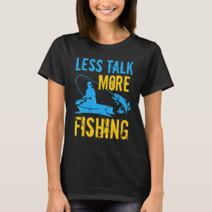 Camiseta Frase de Pescador Menos Papo Mais Pesca 1