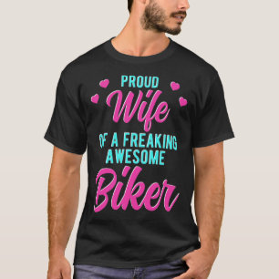 Camiseta Frase Do Marido De Motocicleta Para Esposa Biker
