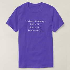 Camiseta Frase Engraçada de Pensamento Crítico com Texto Br