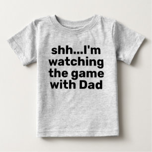 Camiseta Frase Engraçada Shh Ver o Jogo