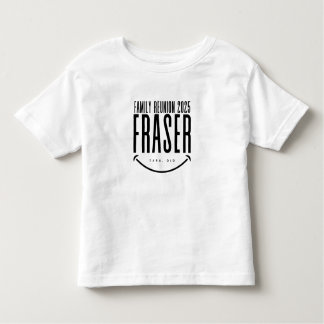 Camiseta Fraser Family Reunion 2025 Design 6 ToddlerT-Shirt