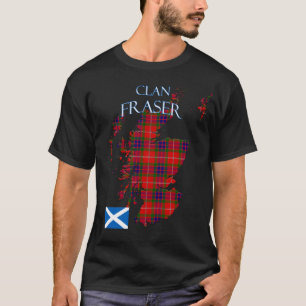 Camiseta Fraser Scottish Clan Tartan Scotland