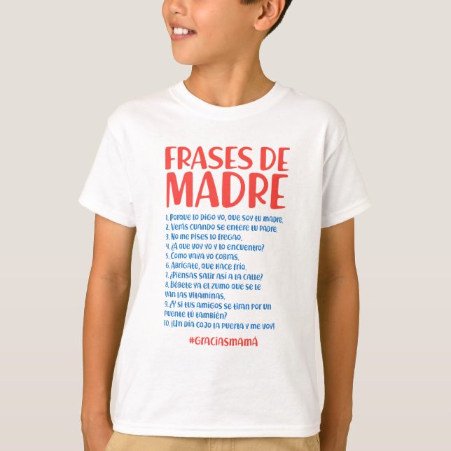 Camiseta Frases de Madre (Frente)