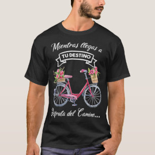 Camiseta Frases de Mulheres Positivas para Amantes de Bicic