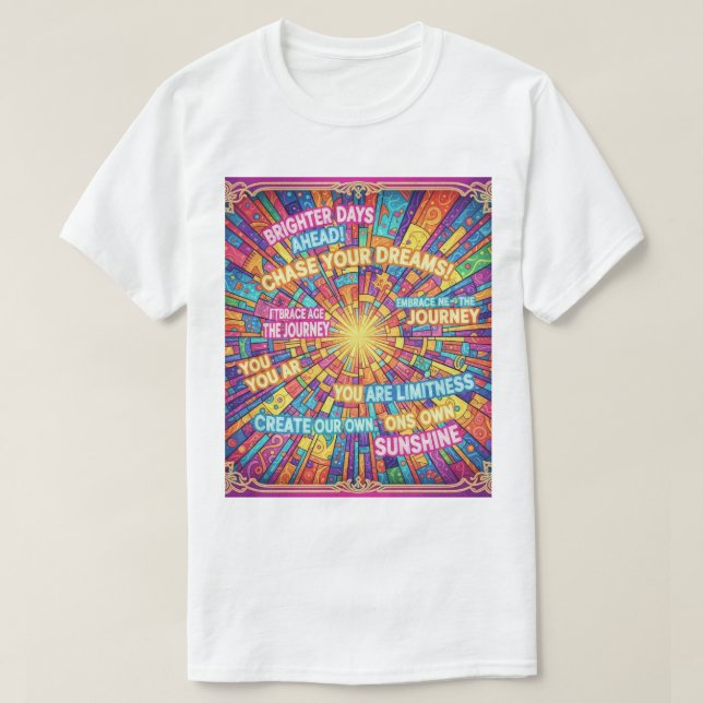Camiseta frases motivação (Frente do Design)