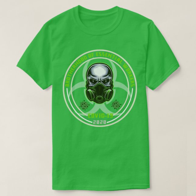Camiseta fraternidade dos trabalhadores essenciais 2 (Frente do Design)