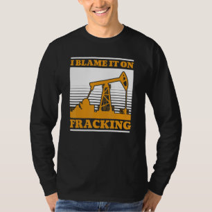 Camiseta Fraturador de Poço de Petróleo Perfuração Fracking