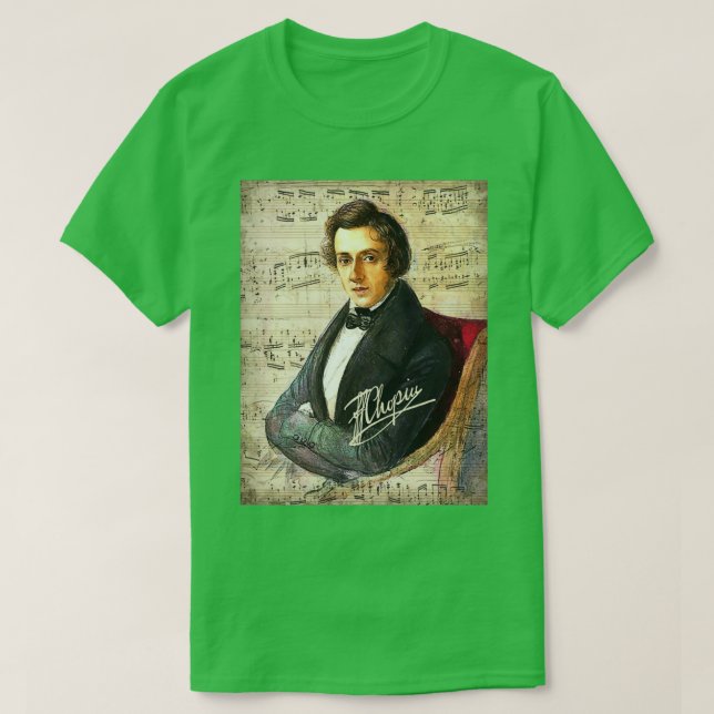 Camiseta Frdric Chopin (2) (Frente do Design)