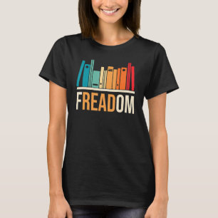 Camiseta Freadom Anti Ban Books Liberdade Para Ler Livro Re