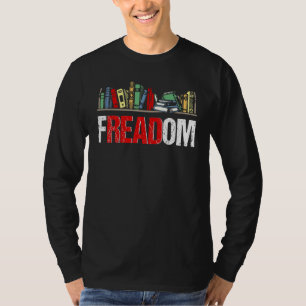 Camiseta Freadom I Leu Livros Banidos Lendo Livraria