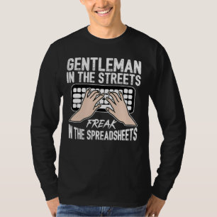 Camiseta Freak Contabilista Masculino na Planilha