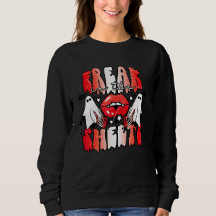 Camiseta Freak do Halloween nas Folhas Assustador Vampiro d