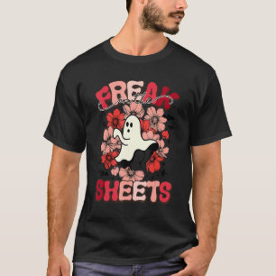 Camiseta Freak In The Sheets Ghosts Boo Floral Flower Hall