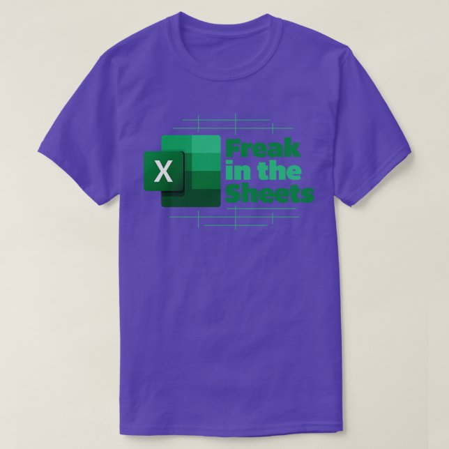 Camiseta Freak in the Sheets Green Design 1 (Frente do Design)