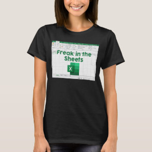 Camiseta Freak No Contador Excel De Planilhas