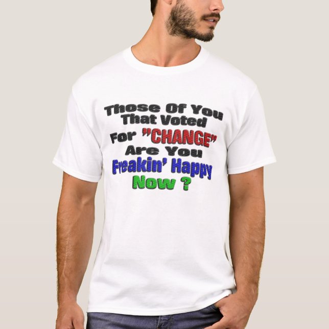 Camiseta Freakin feliz agora (Frente)
