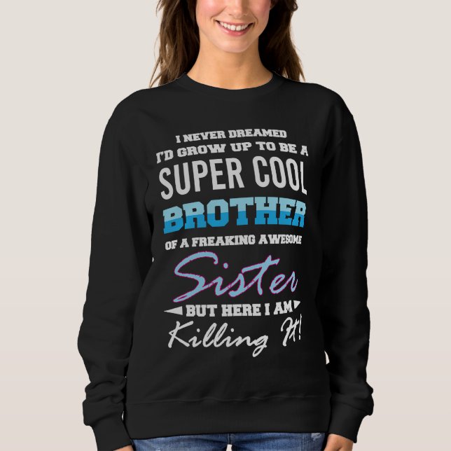 Camiseta Freaking Awesome Sister  Brother (Frente)