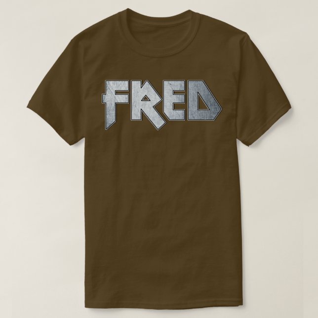 Camiseta Fred de metal pesado (Frente do Design)