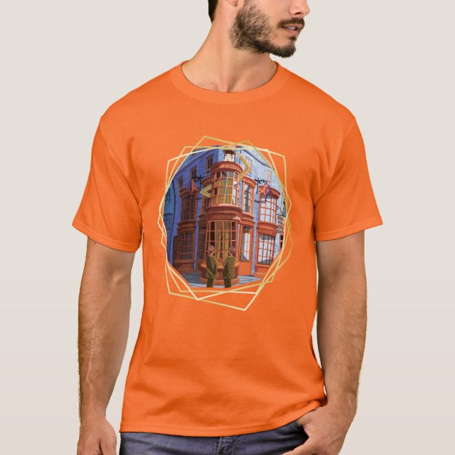 Camiseta Fred e George no Weasley's Wizard Wheezes (Frente)