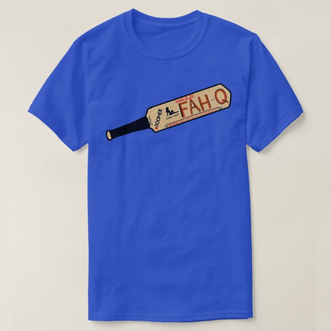 Camiseta Fred OBannion Cricket Bat FAHQ (Frente do Design)