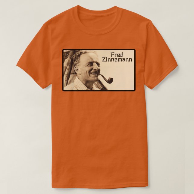 Camiseta Fred Zinnemann Austrian Hollywood Legend (Frente do Design)