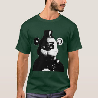 Camiseta Freddy Fazbear assustador amigo meme FNaF