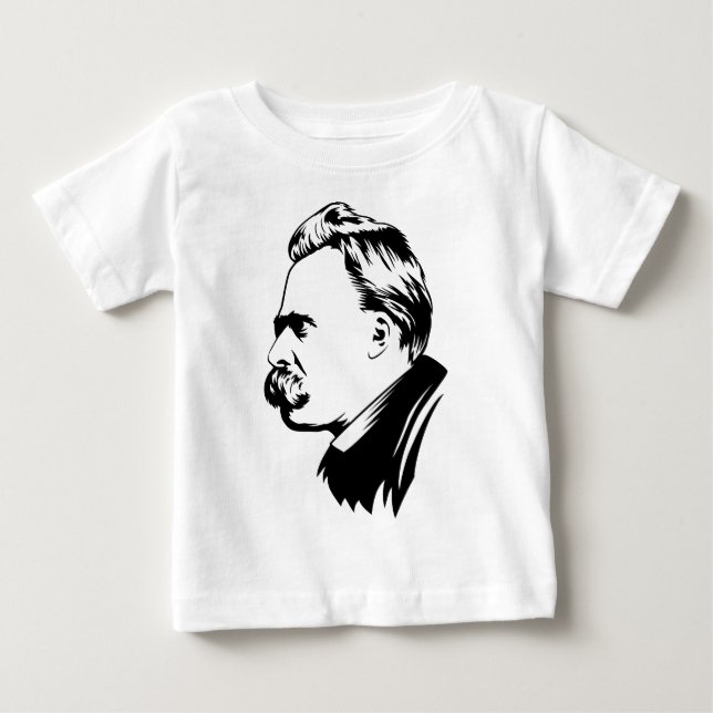 Camiseta Frederich Nietzsche Portrait (Frente)