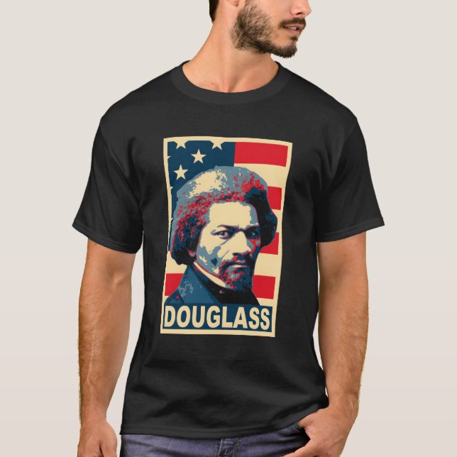Camiseta Frederick Douglass American Hero (Frente)