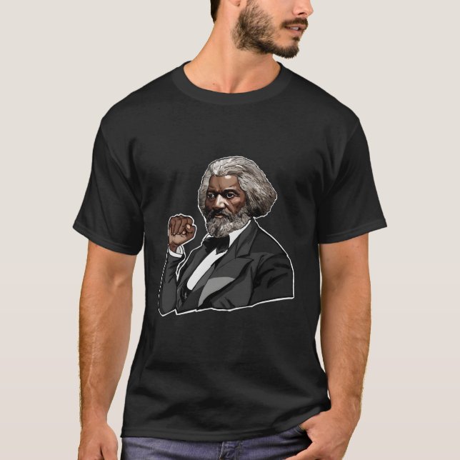 Camiseta Frederick Douglass Black Fist Blm Frederick Dougla (Frente)