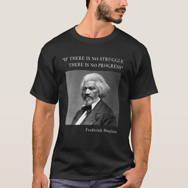 Camiseta Frederick Douglass Black History Melanin (Frente)
