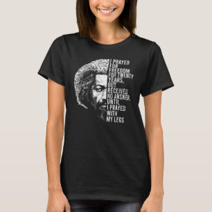 Camiseta Frederick Douglass Cote Roupa da História Negra Mo