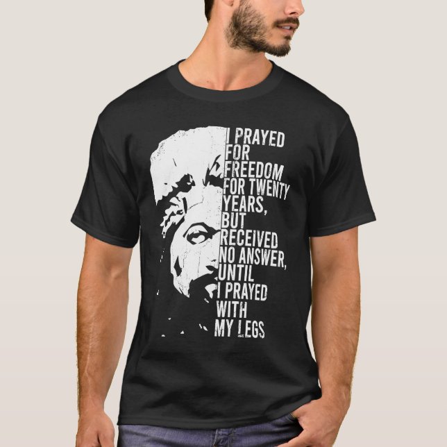 Camiseta Frederick Douglass Cote Roupa da História Negra Mo (Frente)
