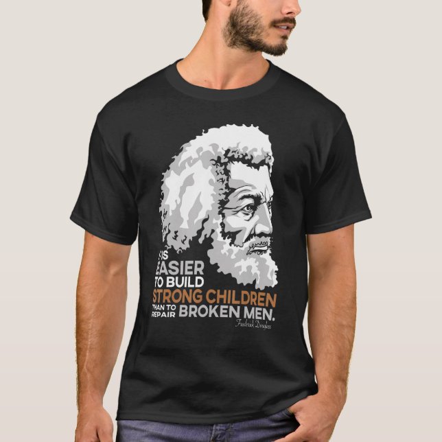 Camiseta Frederick Douglass Pride Citação Para História Neg (Frente)