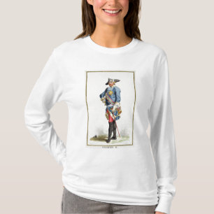 Camiseta Frederick II "os grande" (1712-86) reis de Prússi