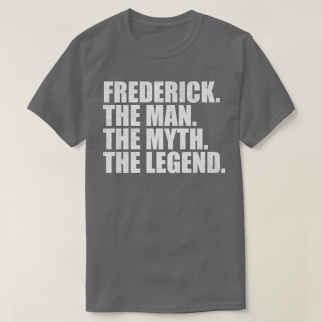 Camiseta Frederick Nome Frederick Nome Frederick nome dado (Frente do Design)