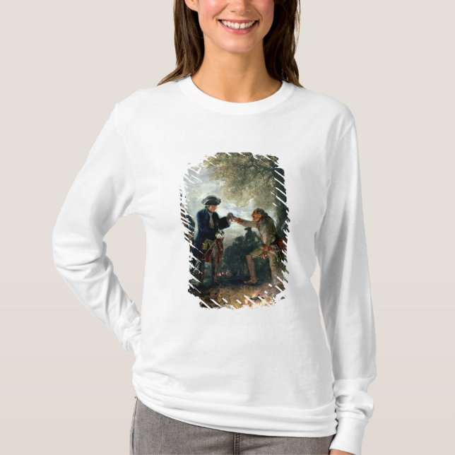 Camiseta Frederick o excelente com o Zieten no acampamento (Frente)