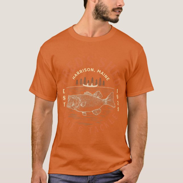 Camiseta Freds Shed Bait Tackle (Frente)